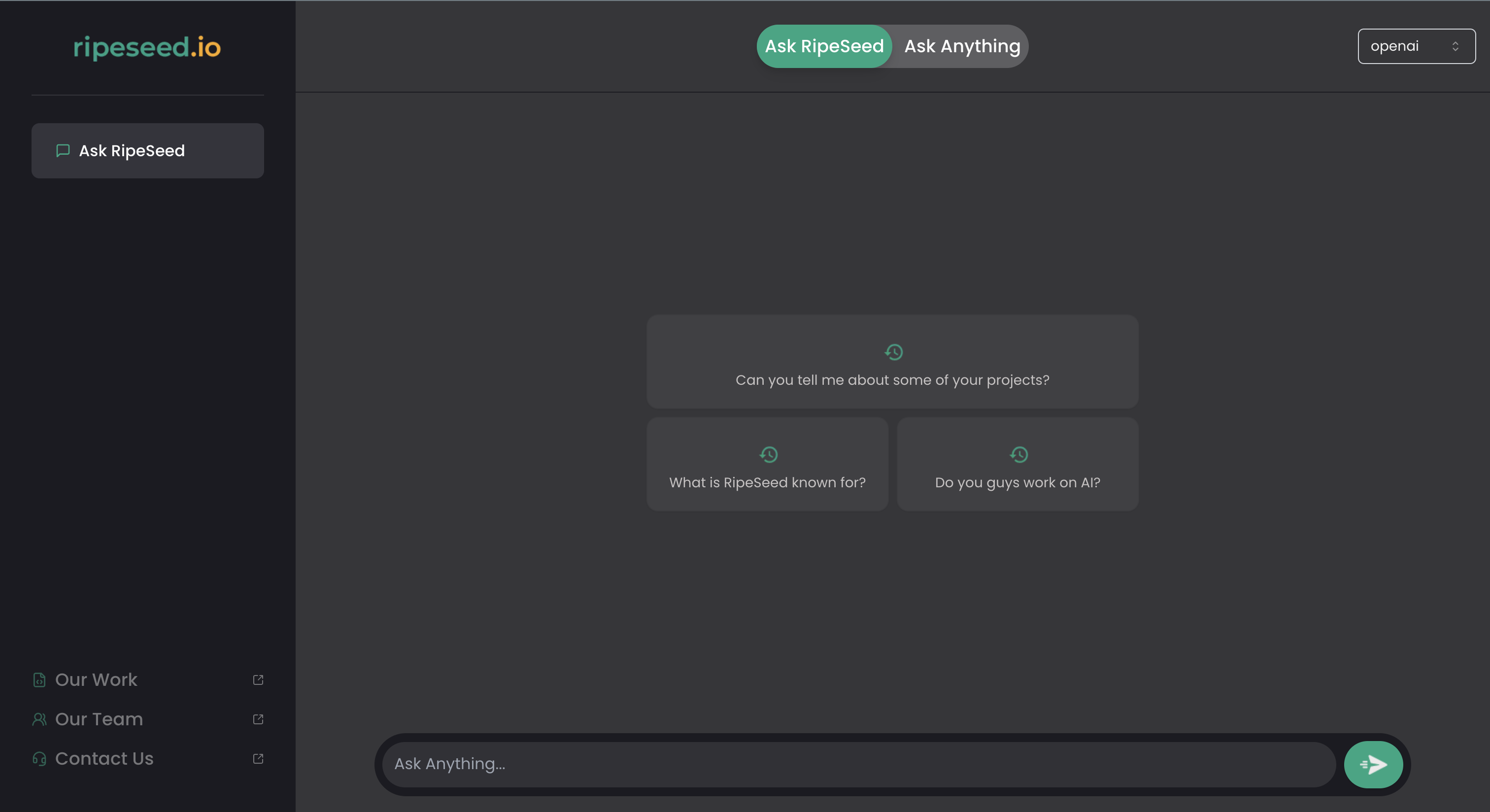 Ask Ripeseed screenshot 1